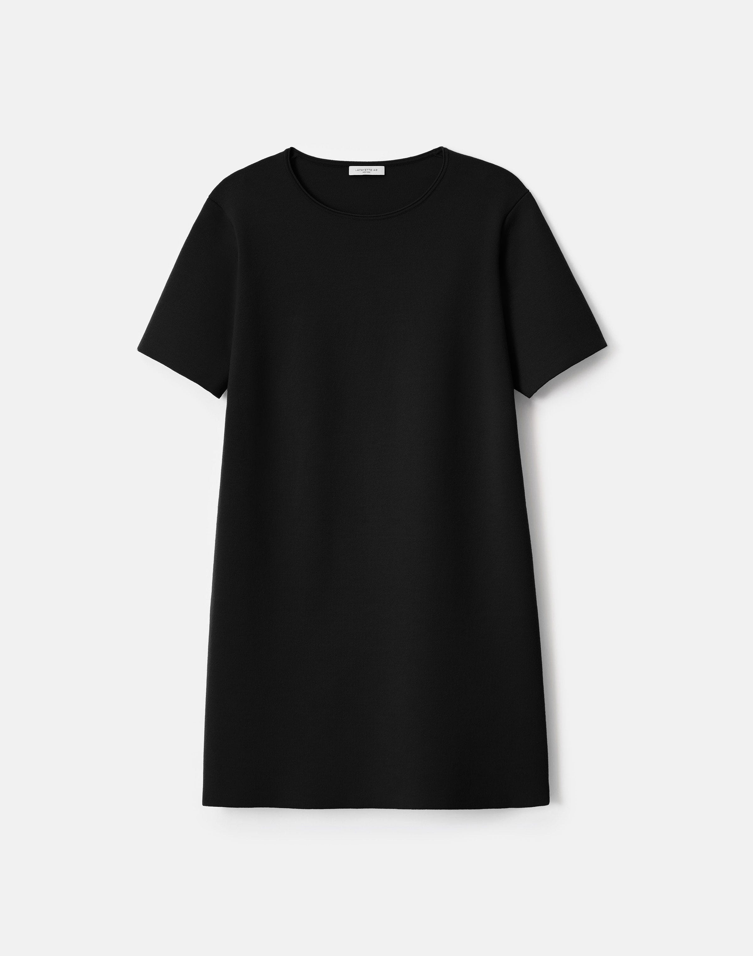Plus-Size Responsible Matte Crepe Short Sleeve Tunic