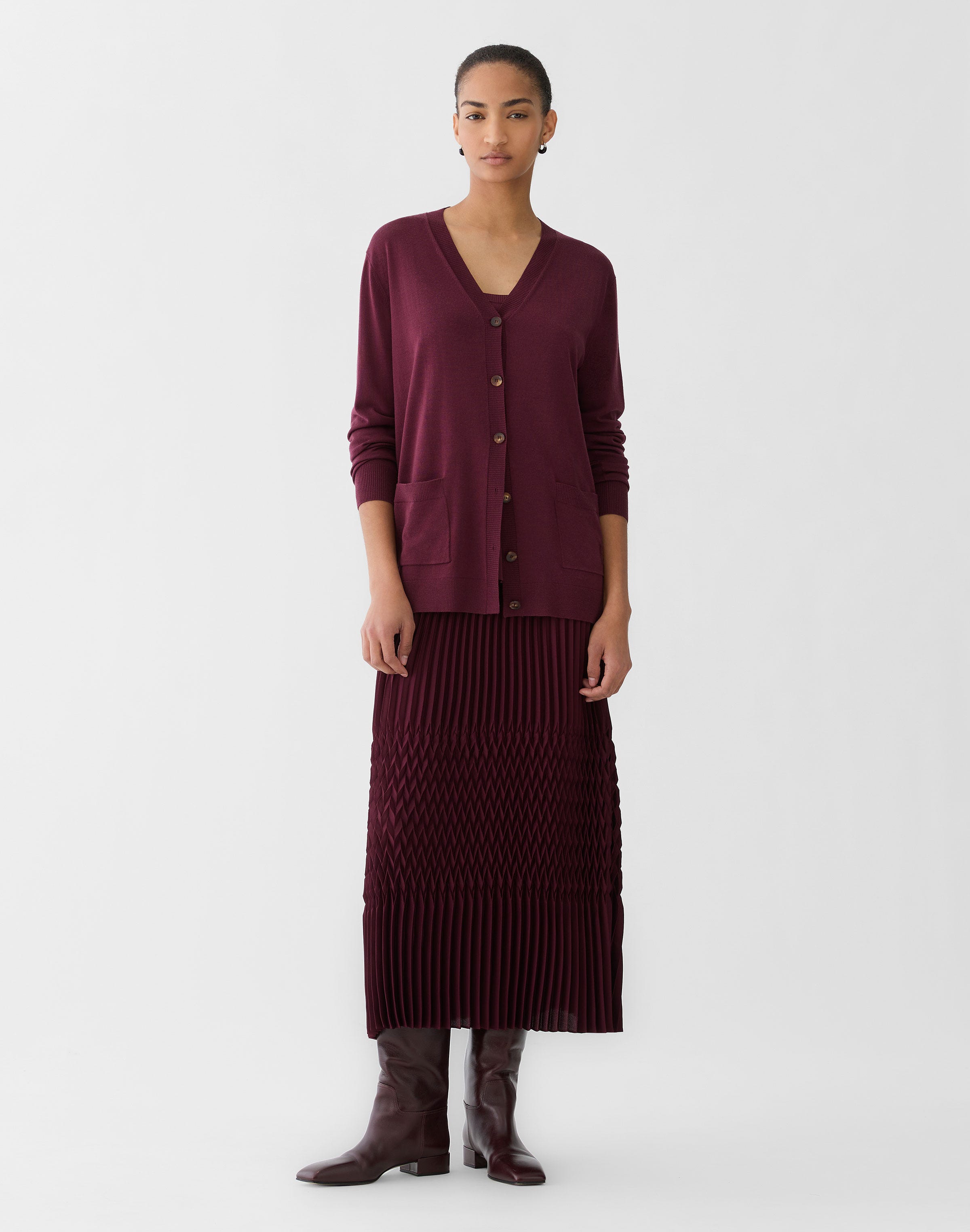 Superfine Merino Wool Cardigan