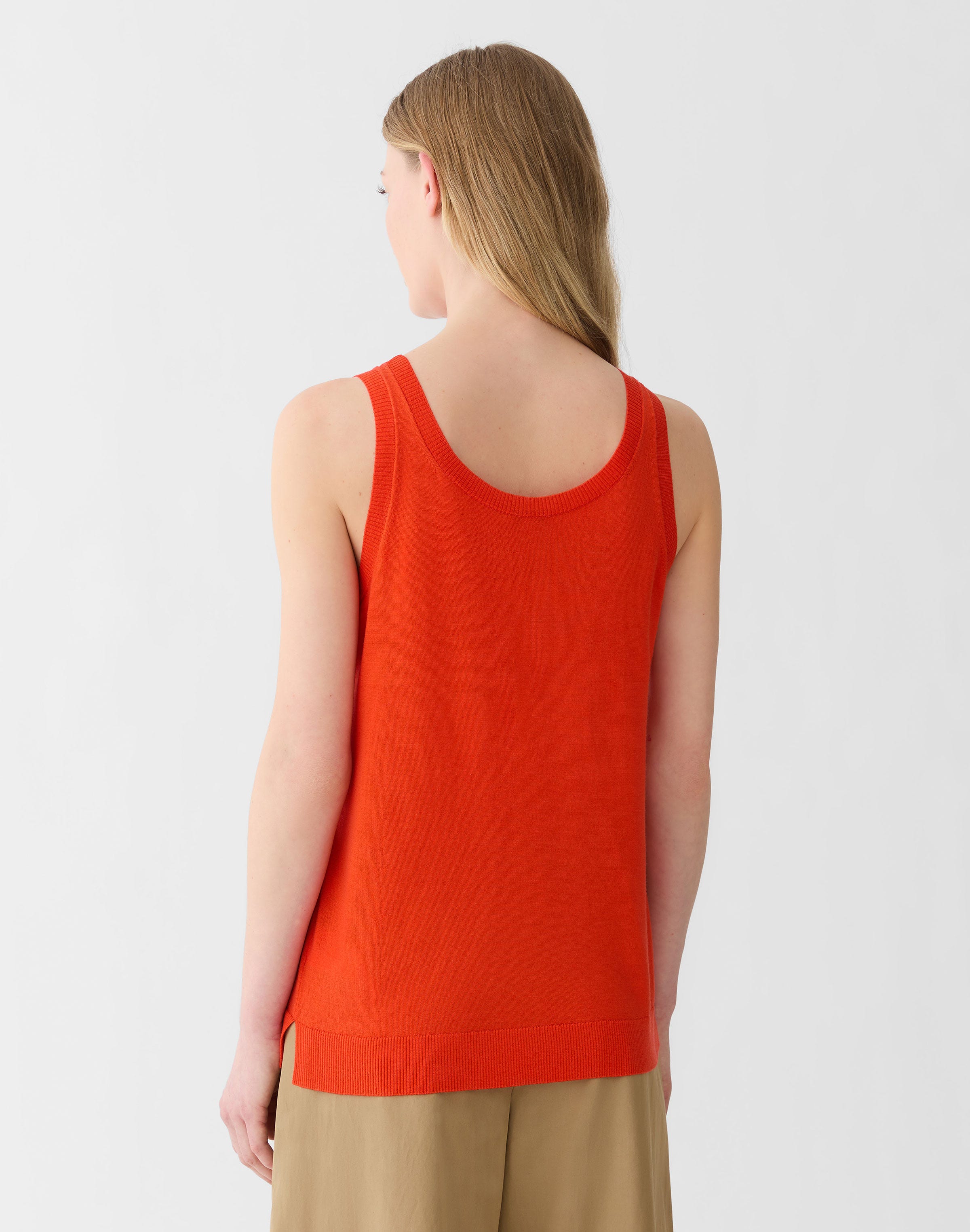 Plus-Size Superfine Merino Wool Sweater Tank