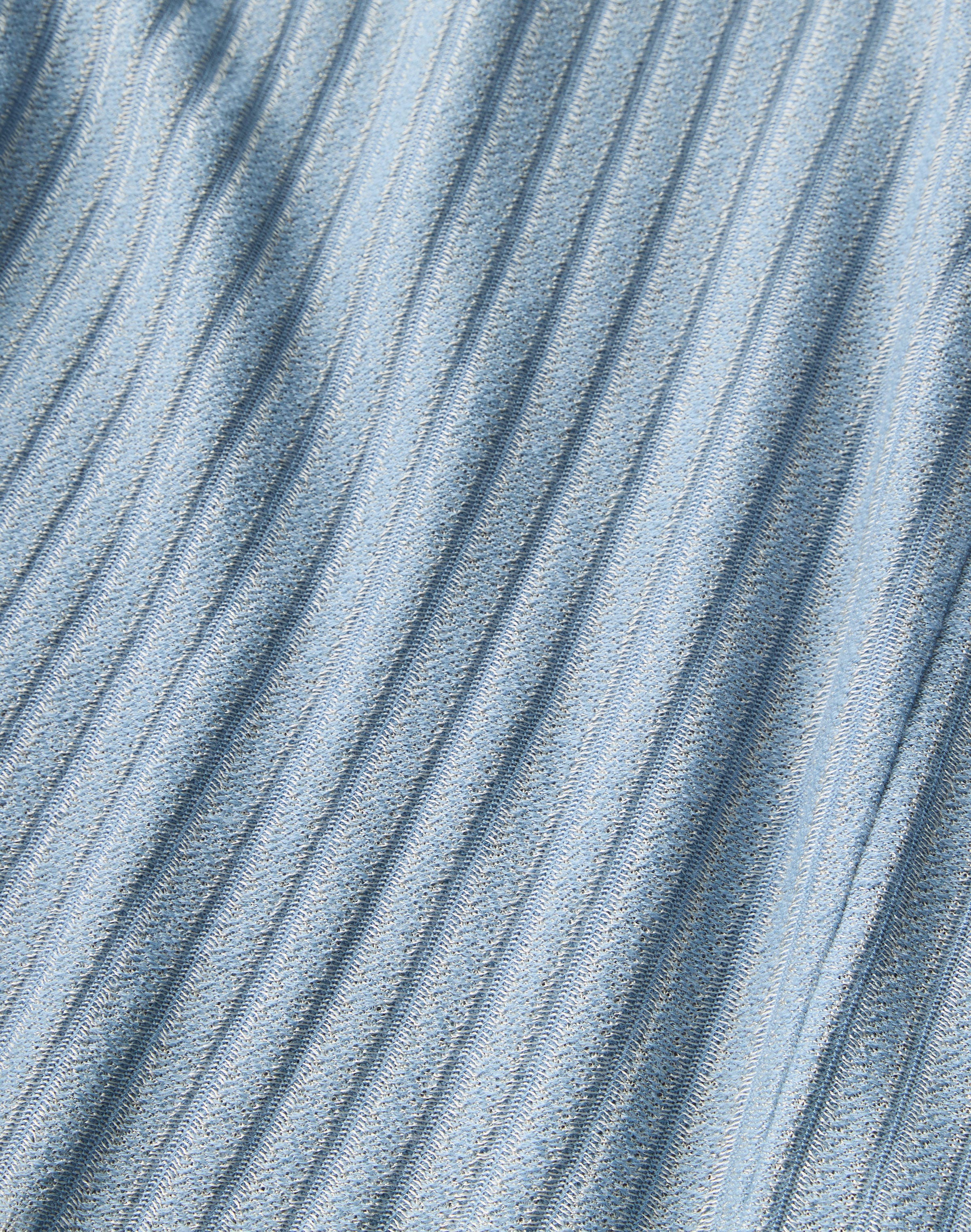 Stripe Jacquard Cashmere-Viscose Sweater