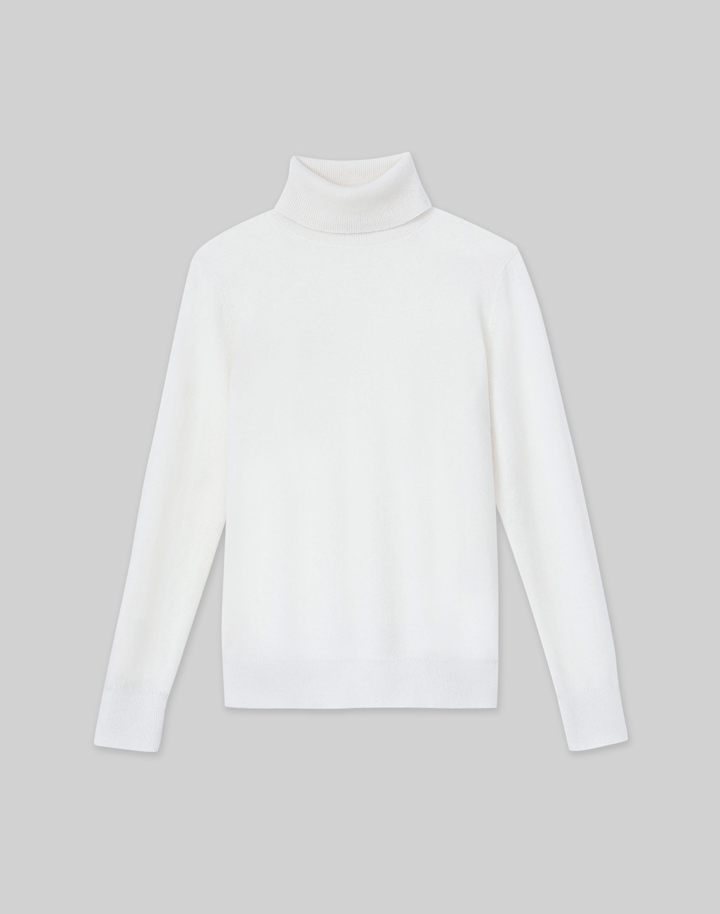Plus-Size Cashmere Turtleneck Sweater