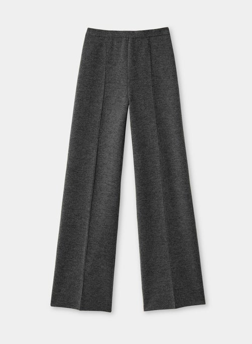 Cashmere-Silk Double Knit Pant